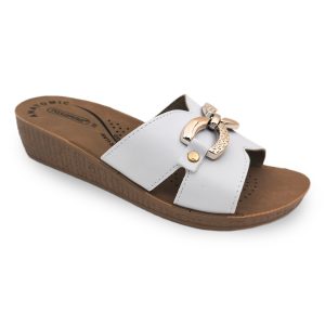 Roxanna Hermes - Ciabatte eleganti con zeppa riposante