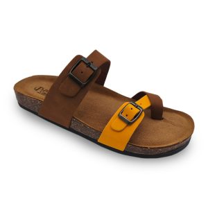 Primo Calzature Cassandra - Sandali in pelle con sottopiede imbottito